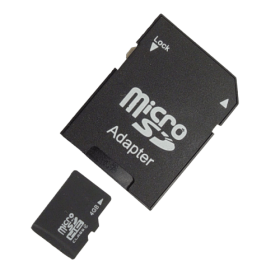 4 GB microSDHC Memory Card