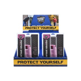 10-pack Pepper Spray Countertop Display (Color: Combination)