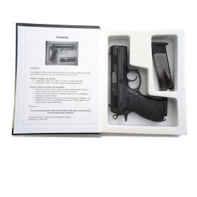 Hand Gun Hider Book Safe (Model: Choosing the Right Caliber, size: large)