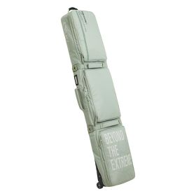 Single And Double Snowboard Snowboard Storage Bag With Wheel Large Capacity (Option: Vanilla-Double plate-168x32cm)