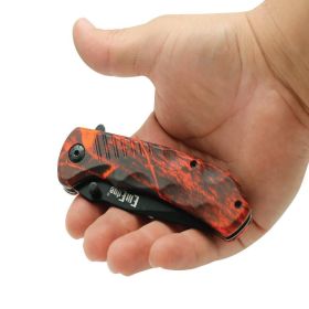 Everyday 8" Tactical Rescue Knife (Model: Black)