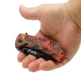 Everyday 8" Tactical Rescue Knife (Model: Black)