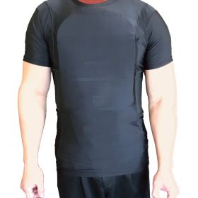 Safe-T-Shirt (Ballistic Plate Carrier w/Holster) (size: large)