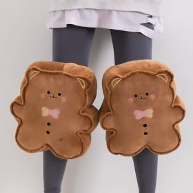 Ski Hip Protection Knee Waterproof Children's Skiing Equipment Set (Option: Waterproof large-Cookie Bear knee pads)