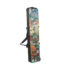Ski Pack Single And Double Board Double Available Cardan Wheel Large Capacity (Option: Chaos and peace-165x36cm)