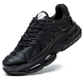 Safety Shoes Men's And Women's Steel Toe Cap Breathable (Option: Black-42)